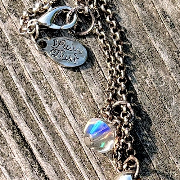 🧚‍♀️ Y2K Fairy Dust Aurora Borealis AB Pendant Necklace Earrings - Picture 8 of 11